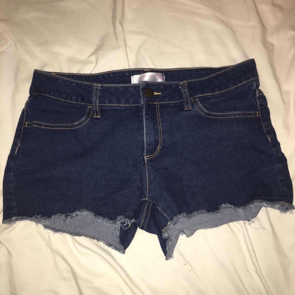 Denim Cutoffs Booty Shorts